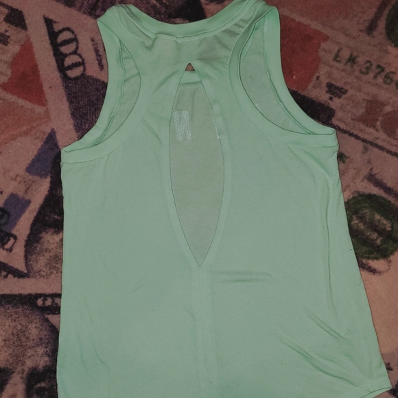 VS PINK Minty blingy tank top cut out in back - Picture 15 of 16